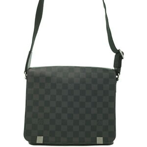 Louis Vuitton Damier Graphite Black District Shoulder Bag